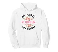 Mon Plombier préféré Appelle-Moi Maman Plombier Artisan Sweat à Capuche