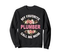 Mon Plombier préféré Appelle-Moi Maman Plombier Artisan Sweatshirt