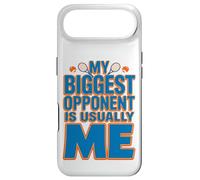 Mon Plus Grand adversaire est habituellement Moi - Joueur de Tennis Amusant Coque pour iPhone Air