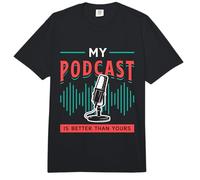 Mon Podcast est Meilleur Que Le vôtre Podcasting pour Les Amateurs de Microphone Comfort Colors Adult Heavyweight T-Shirt