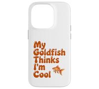 Mon Poisson Rouge Pense Que Je suis Cool Coque pour iPhone 14 Pro