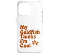 Mon Poisson Rouge Pense Que Je suis Cool Coque pour iPhone 16 Pro
