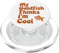 Mon Poisson Rouge Pense Que Je suis Cool PopSockets PopGrip pour MagSafe