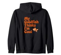 Mon Poisson Rouge Pense Que Je suis Cool Sweat à Capuche