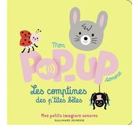 Mon pop-up sonore - Les comptines des p'tites bêtes - Mélisande Luthringer - Gallimard jeunesse - cartonné - Comptine, chant