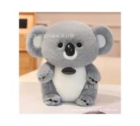 Mon porte-clés de sac en peluche koala réaliste, koala gris style B (23*21*12cm), sac OPP.