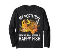 Mon Portefeuille : Actions, Immobilier et Happy Fish Funny Investor Manche Longue