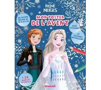 Disney La Reine des Neiges I & II - Mon poster de l'Avent - 24 jours de coloriage - Hiver à Arendelle - coloriage 4 ans - coloriage Avent - coloriage La Reine des Neiges - coloriage Disney