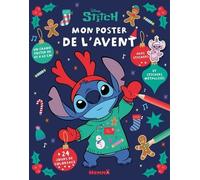 Mon poster de l'Avent - 24 jours de coloriage - Le Noël de Stitch - coloriage 4 ans - coloriage Avent - coloriage Noël - coloriage Stitch - coloriage Disney