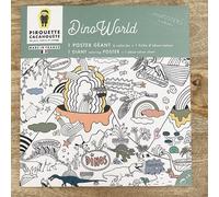 Mon poster géant à colorier - dinoworld