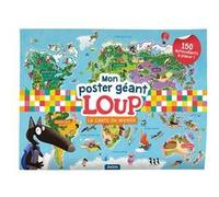 Auzou Poster – Mon poster géant Loup : La carte du monde