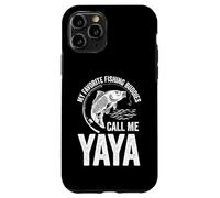Mon pote de pêche préféré Appelle-Moi Yaya Fish Family Fishing Coque pour iPhone 11 Pro