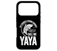 Mon pote de pêche préféré Appelle-Moi Yaya Fish Family Fishing Coque pour iPhone 17 Pro
