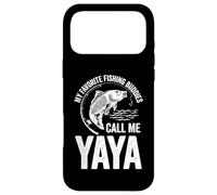 Mon pote de pêche préféré Appelle-Moi Yaya Fish Family Fishing Coque pour iPhone 17 Pro Max