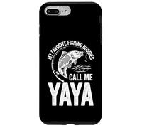 Mon pote de pêche préféré Appelle-Moi Yaya Fish Family Fishing Coque pour iPhone 7 Plus/8 Plus