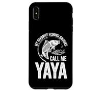 Mon pote de pêche préféré Appelle-Moi Yaya Fish Family Fishing Coque pour iPhone XS Max