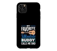 Mon pote de ukulélé préféré m'appelle Papa Funny Ukulele Dad Coque pour iPhone 11 Pro Max