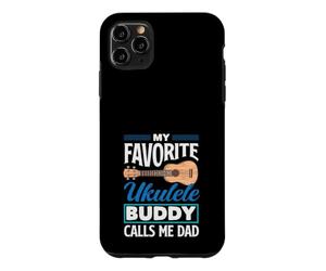 Mon pote de ukulélé préféré m'appelle Papa Funny Ukulele Dad Coque pour iPhone 11 Pro Max