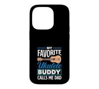 Mon pote de ukulélé préféré m'appelle Papa Funny Ukulele Dad Coque pour iPhone 14 Pro
