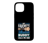 Mon pote de ukulélé préféré m'appelle Papa Funny Ukulele Dad Coque pour iPhone 15