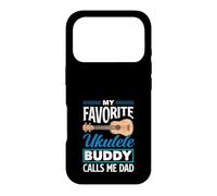 Mon pote de ukulélé préféré m'appelle Papa Funny Ukulele Dad Coque pour iPhone 17 Pro