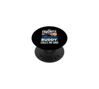 Mon pote de ukulélé préféré m'appelle Papa Funny Ukulele Dad PopSockets PopGrip Adhésif