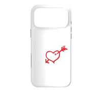 Mon Précieux Cœur avec Flèche Et Écriture Romantique Coque pour iPhone 17 Pro Max