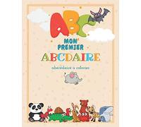 Mon premier abcdaire: J’apprends l’alphabet avec les animaux | abécédaire à colorier | 8,5" x 11"
