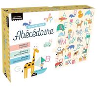 Mon premier Abécédaire : Avec 1 puzzle de 24 pièces en bois, 1 poster abécédaire géant, 1 petit sac