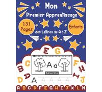 Mon Premier Apprentissage des Lettres de A à Z: Feuilles de travail de formation de lettres pour débutant, Apprenez à écrire un cahier de travail pour ... majuscules et minuscules en attaché