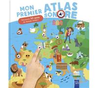 Mon premier atlas sonore du monde - Collectif - Yoyo Books - cartonné - Document jeunesse