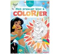Mon Premier Bloc À Colorier Disney Princesses Jasmine Et Vaiana