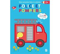 Mon premier bloc à colorier : La police et les pompiers - Collectif - Le Ballon Eds - broché - Livre-jeu