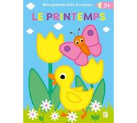 Mon premier bloc à colorier : Le printemps