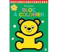 Mon premier bloc à colorier - Ours - Collectif - Le Ballon Eds - broché - Document jeunesse