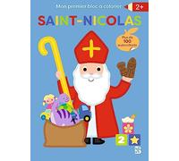 Mon premier bloc à colorier : Saint-Nicolas