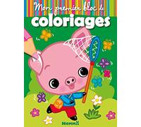 Mon premier bloc de coloriages - Cochon - Bloc de coloriages aux contours épais et colorés - dès 3 ans