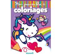 Mon premier bloc de coloriages (Fées et Licornes)