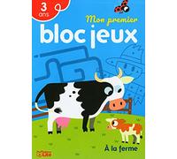Mon premier bloc jeux : A la ferme - Dès 3 ans