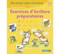 Mon premier cahier d'ex.(5-6 a.)Ex. d'écriture préparatoires
