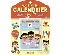 Mon premier calendrier 2026-2027 - Tiago Americo - Grund - broché - Calendrier