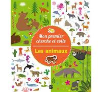 Mon premier cherche et colle - Les animaux - Amy Cartwright - Le Ballon Eds - broché - Document jeunesse