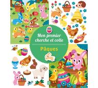 Mon premier cherche et colle - Pâques - Carlo Beranek - Le Ballon Eds - broché - Document jeunesse