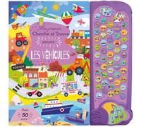 Jayne Schofield – Mon premier cherche et trouve sonore – Les véhicules – Livre-jeu – Cartonné