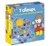 Mon premier cherche et trouve t'choupi - 80 images cachees - jeu societe des 2 ans - observation - set educatif et carte animaux
