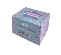 Mon premier coffret à bijoux Un coffret pour créer des bracelets et des colliers Avec 300 perles simples et fantaisie, 4 charms en résine et 4 m de fil élastique
