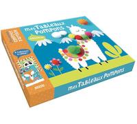 Mon premier coffret d'artiste - mes tableaux pompons: 5 tableaux a creer !