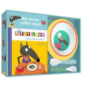 P'tit Loup - Mon Premier Coffret Repas - Le Livre P'tit Loup N'aime Que Les Pâtes Avec Une Assiette, Un Bol, Une Fourchette Et Une Cuillère