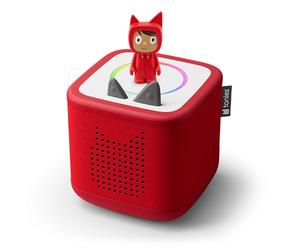 Mon premier coffret toniebox 2 - boite à histoires - rouge coquelicot
