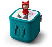 tonies Toniebox 2 Boite à Histoire pour Enfant, Musiques et Jeux 1 à 9 Ans, Ecoute, Apprends, Joue, Robuste & Facile à Utiliser, 1 Figurine Rubie, Vert Océan